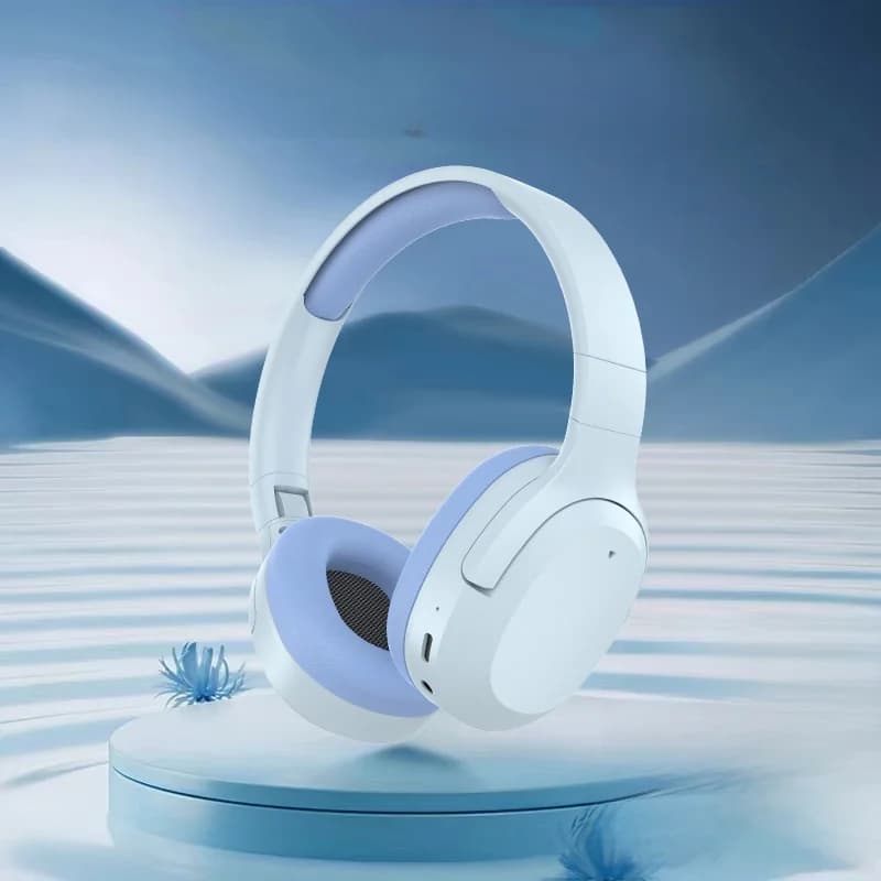 Antausinės Bluetooth ausinės su bassais, AUX ir TF kortele