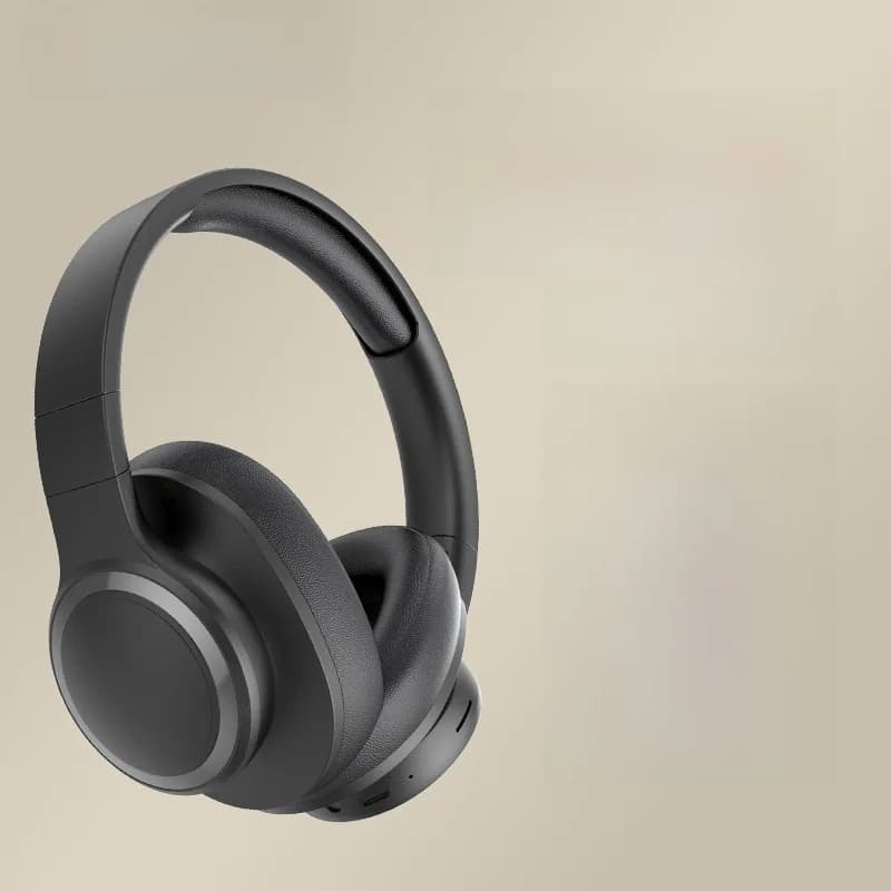 Antausinės belaidės „Bluetooth“ ausinės su FM radiju ir TF kortelės lizdu