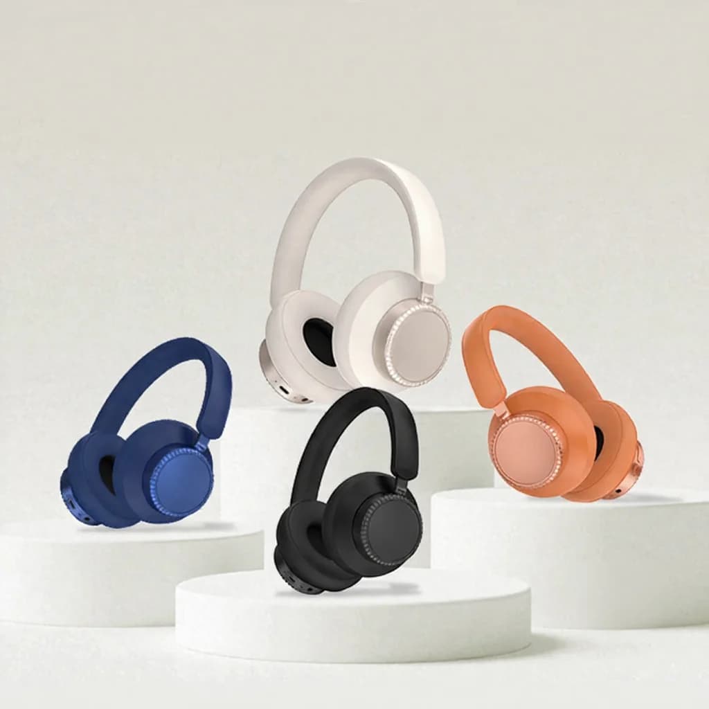 Belaidės Bluetooth ausinės su aktyviu triukšmo slopinimu ir mikrofonu