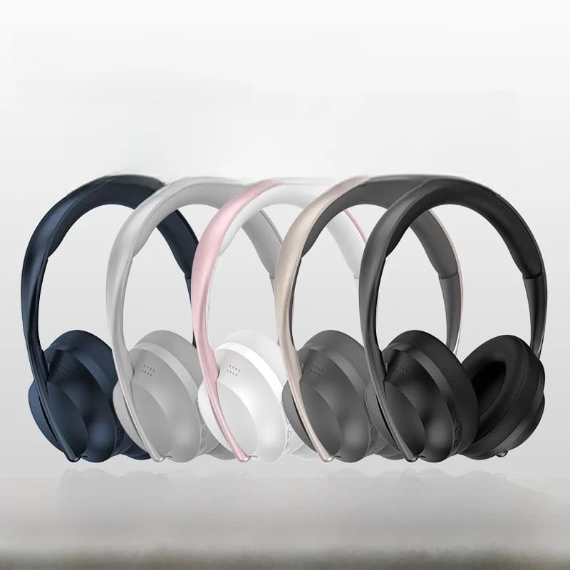 Antausinės belaidės „Bluetooth“ ausinės su FM radiju ir AUX