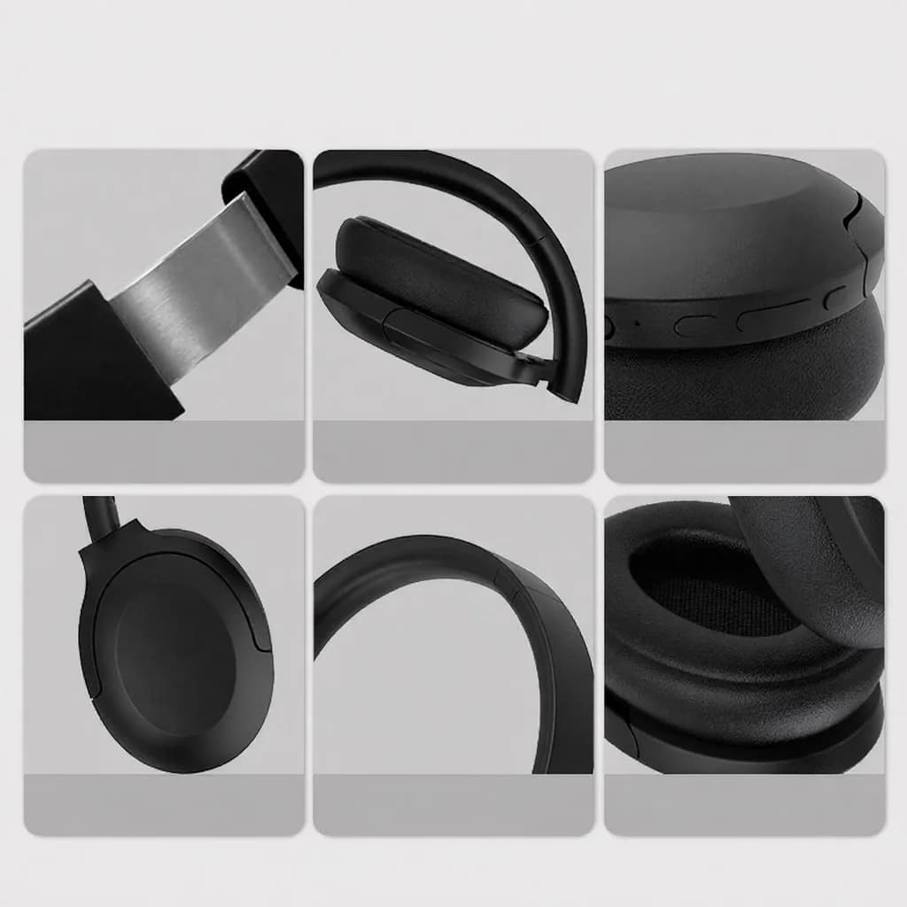 Belaidžios antausinės ausinės su ANC ir „Bluetooth 5.4“