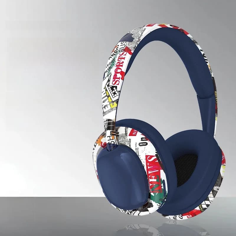 Antausinės „Bluetooth“ ausinės su giliu bosu ir belaidu ryšiu