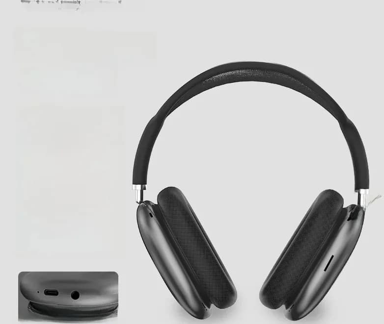 „Bluetooth 5.4“ antausinės ausinės su sukamu ratuku ir FM radiju