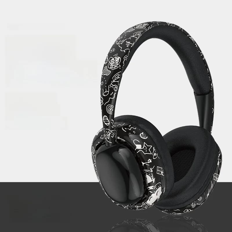 Antausinės „Bluetooth“ ausinės su giliu bosu ir belaidu ryšiu