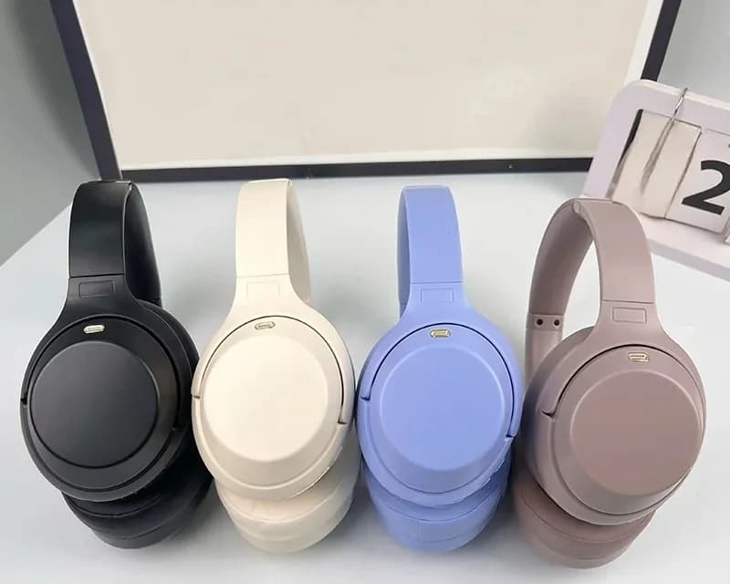 Antausinės belaidės Bluetooth ausinės su aktyviu triukšmo slopinimu