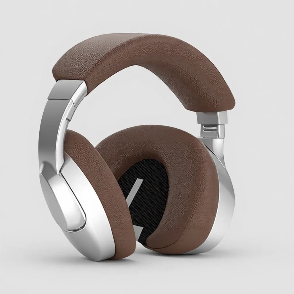 Retro stiliaus belaidžios „Bluetooth“ ausinės su mikrofonu