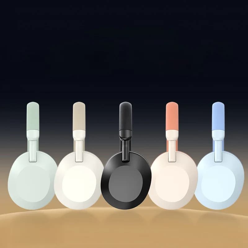 Belaidės antausinės ausinės su FM radiju ir „Bluetooth 5.4“