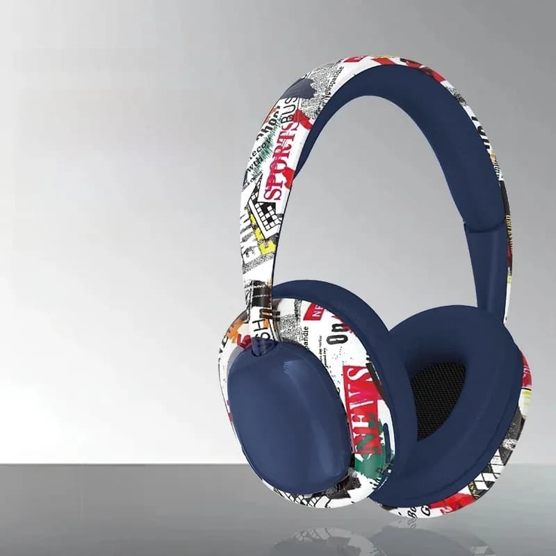 Antausinės „Bluetooth“ ausinės su giliu bosu ir belaidžiu ryšiu
