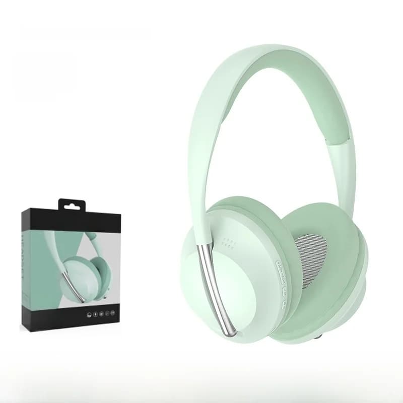 Antausinės belaidės ausinės su TF kortelės lizdu ir AUX įvestimi