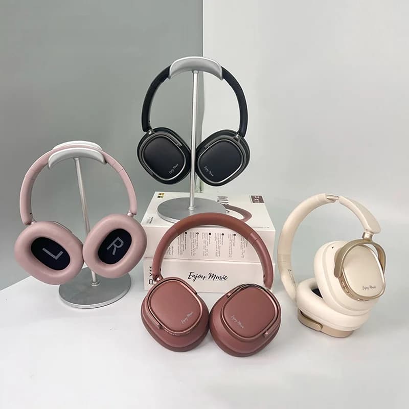 Retro stiliaus antausinės Bluetooth ausinės su aktyviu triukšmo slopinimu
