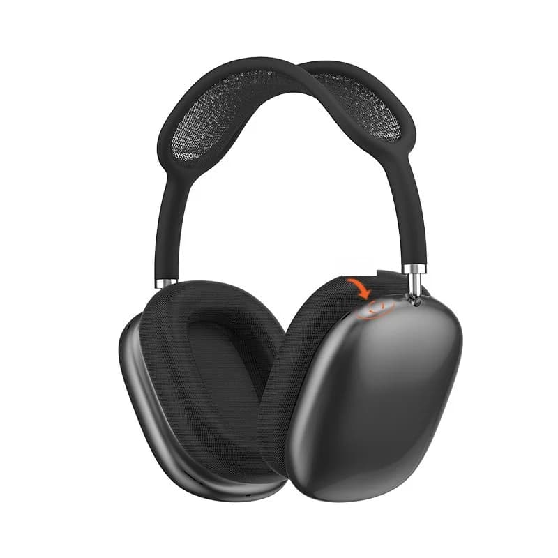 „Bluetooth 5.4“ antausinės ausinės su sukamu ratuku ir FM radiju
