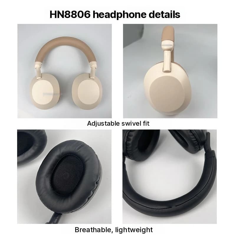 Belaidos ausinės su „Bluetooth“, giliu bosu ir mikrofonu