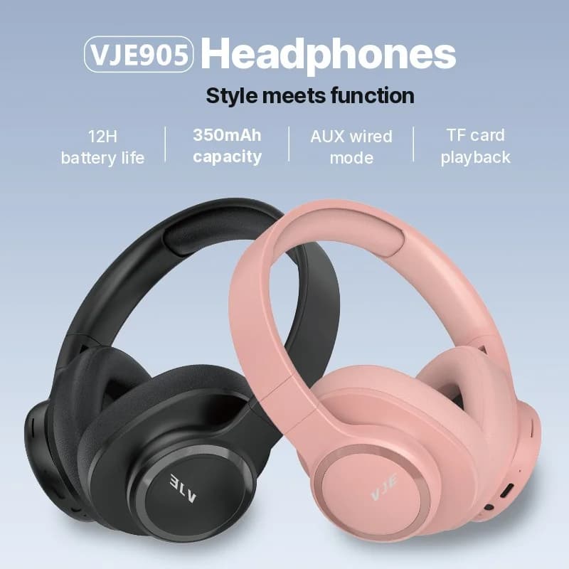 Belaidės ausinės su ilgu baterijos veikimu ir „Bluetooth“ 5.4