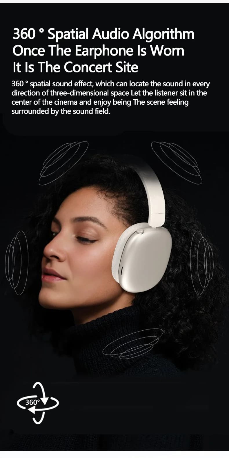 Belaidės „Bluetooth“ ausinės su aktyviu triukšmo slopinimu ir mikrofonu